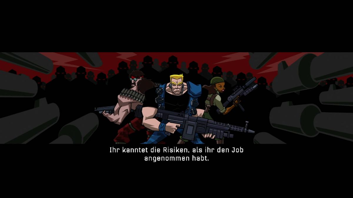 Wolf of the Battlefield: Commando 3 (Xbox 360) screenshot: Unfortunately, you get captured.