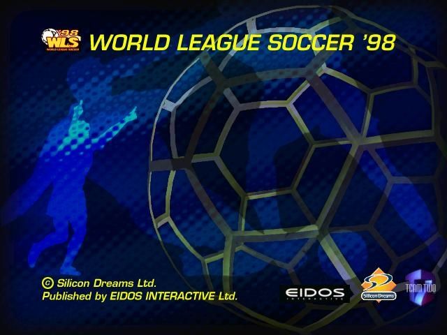 World League Soccer '98 (Windows) screenshot: Title screen