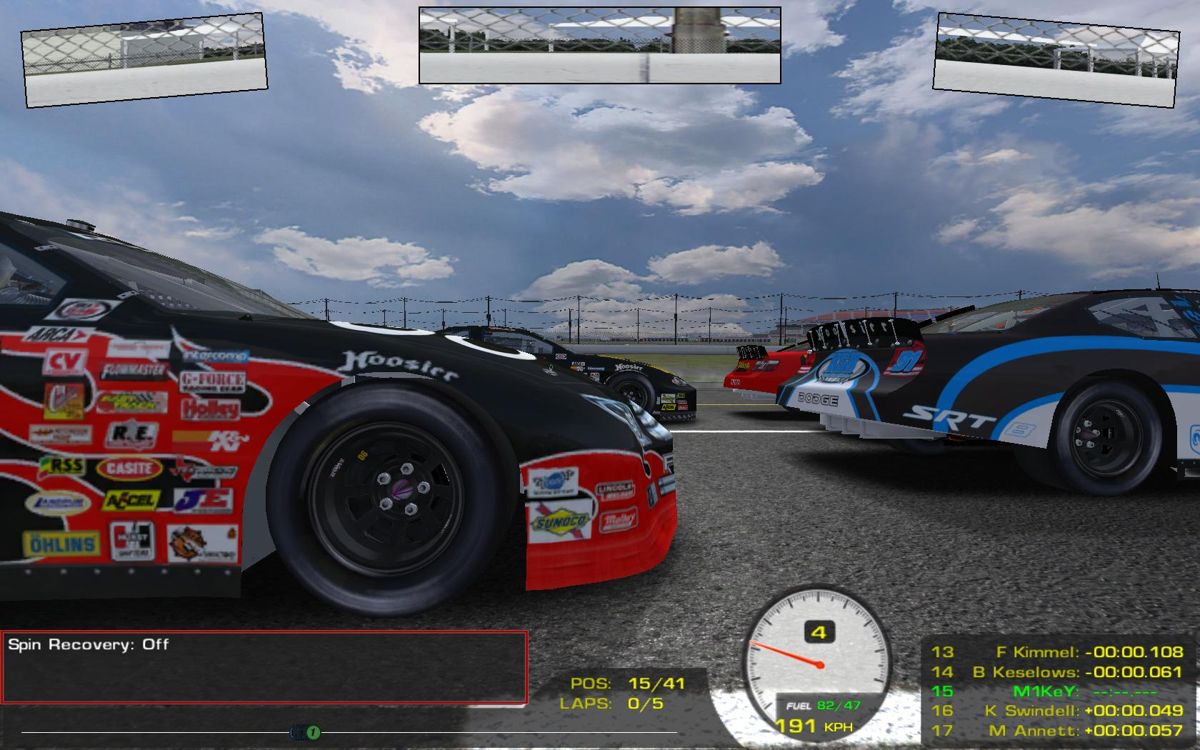 ARCA Sim Racing '08 (Windows) screenshot: Close-up.