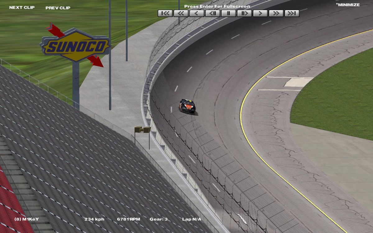 Screenshot of ARCA Sim Racing '08 (Windows, 2008) - MobyGames