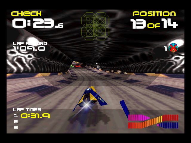 Screenshot of WipEout 64 (Nintendo 64, 1998) - MobyGames