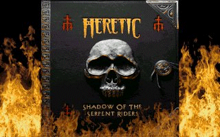 Heretic: Shadow of the Serpent Riders (DOS) screenshot: Title Screen