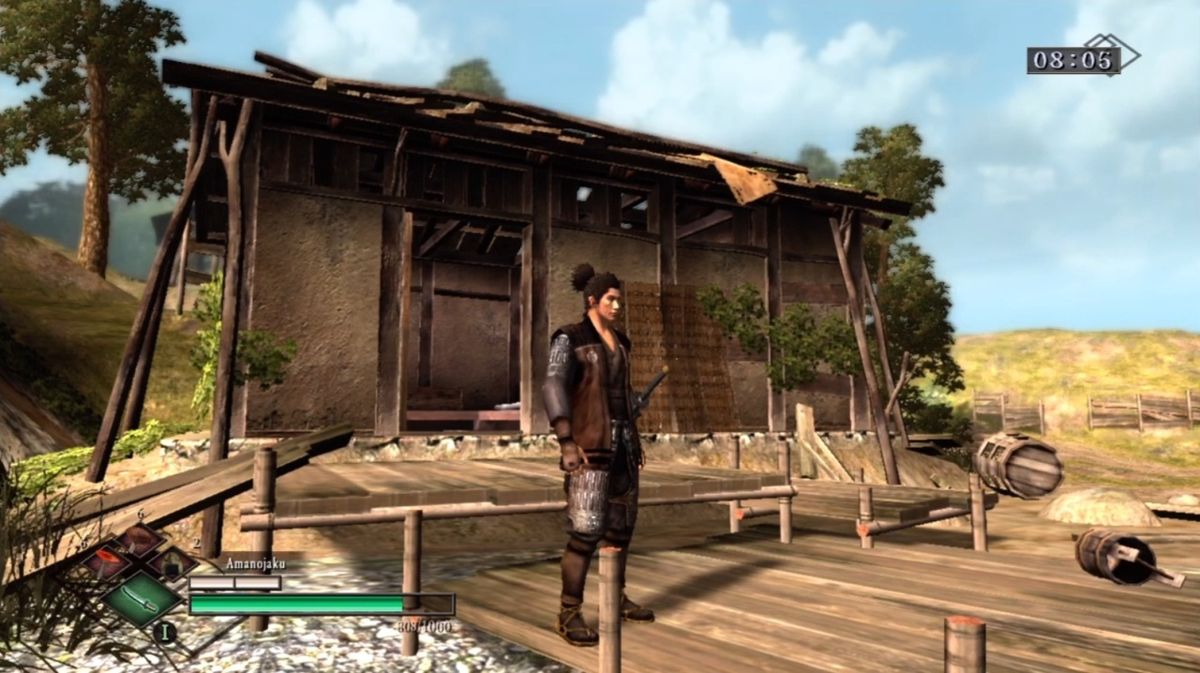 Way of the Samurai 3 (Xbox 360) screenshot: My home, my castle