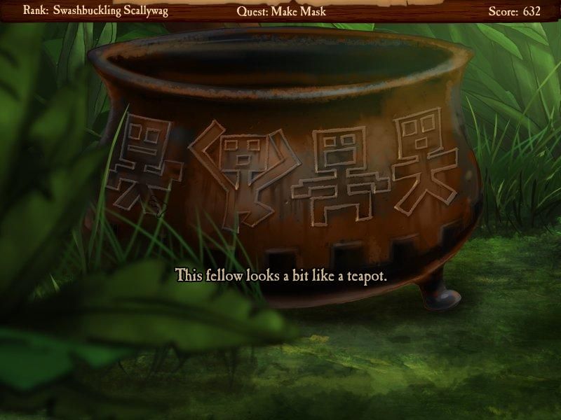 Jolly Rover (Windows) screenshot: A decorated cauldron