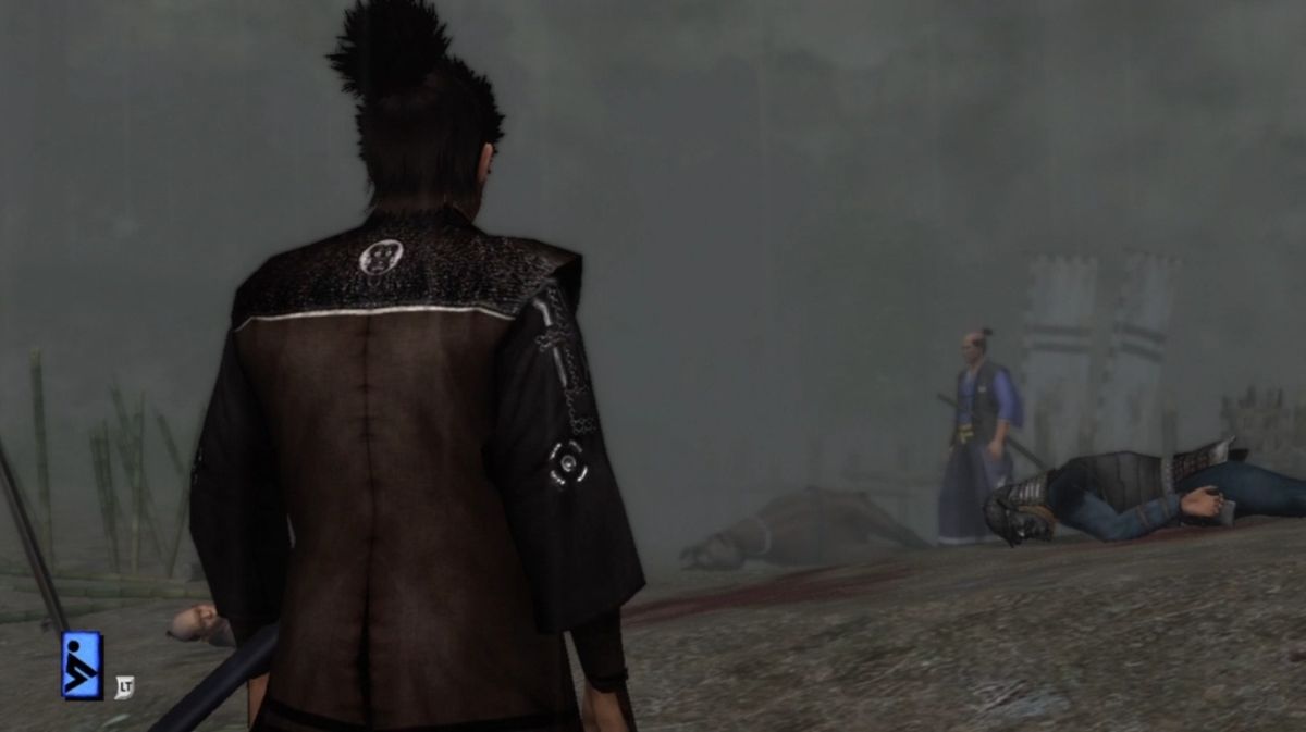 Way of the Samurai 3 (Xbox 360) screenshot: The battle is over and not many survived.