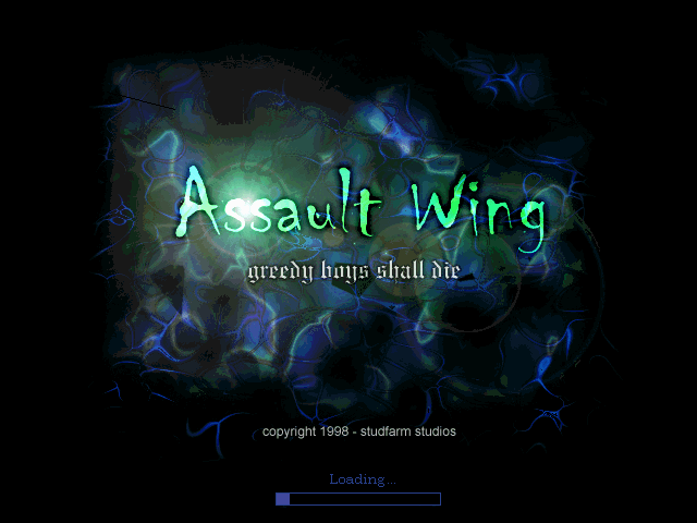 Assault Wing (DOS) screenshot: Assault Wing is loading