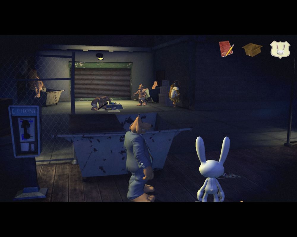 Sam & Max 304: Beyond the Alley of the Dolls (Windows) screenshot: Sal's new job
