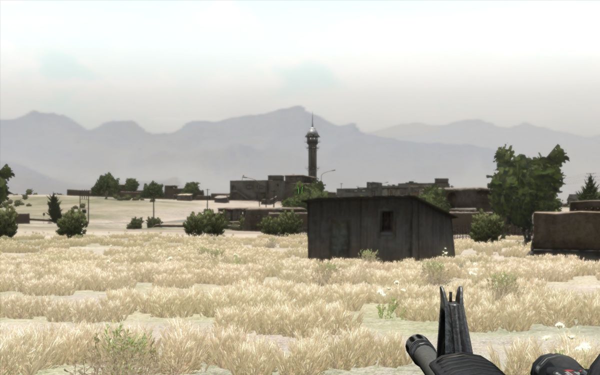 Arma II: Operation Arrowhead (Windows) screenshot: Guess where the sniper is hiding.