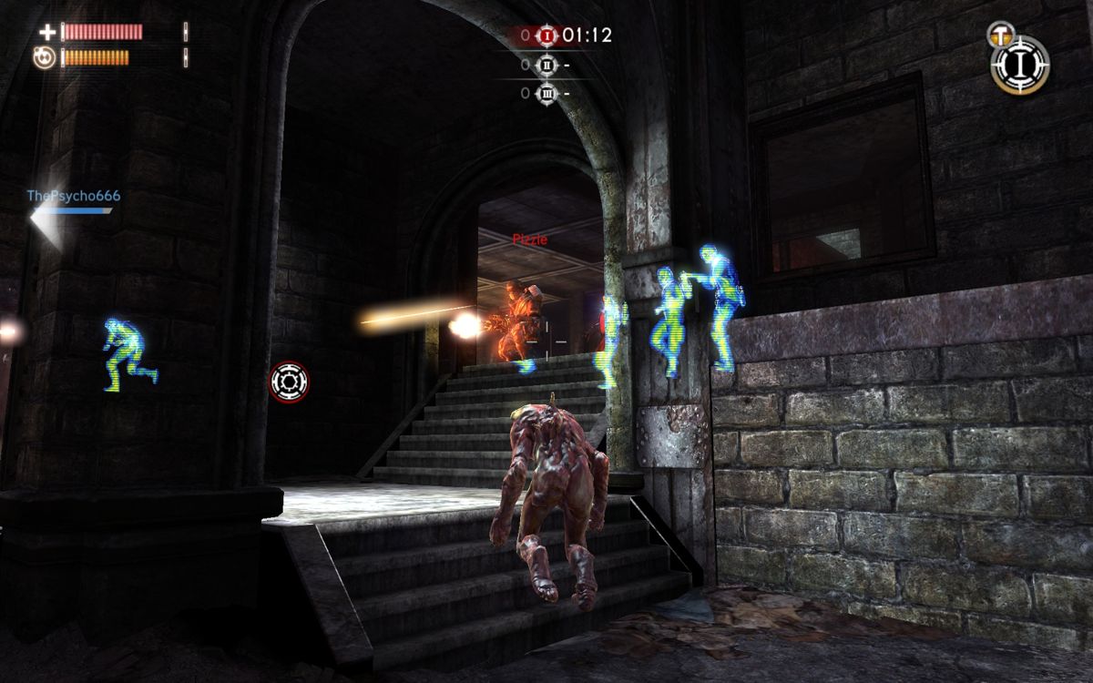 Singularity (Windows) screenshot: Multiplayer: This guy is slow but can see enemies through walls.