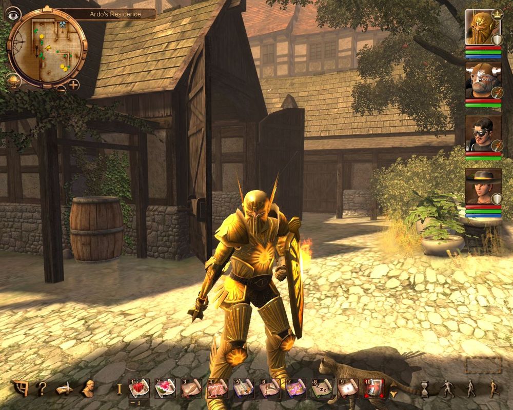 The Dark Eye: Drakensang (Windows) screenshot: Armor of Fire