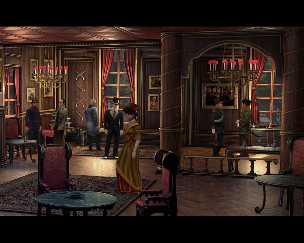 Mata Hari (Windows) screenshot: In men's club