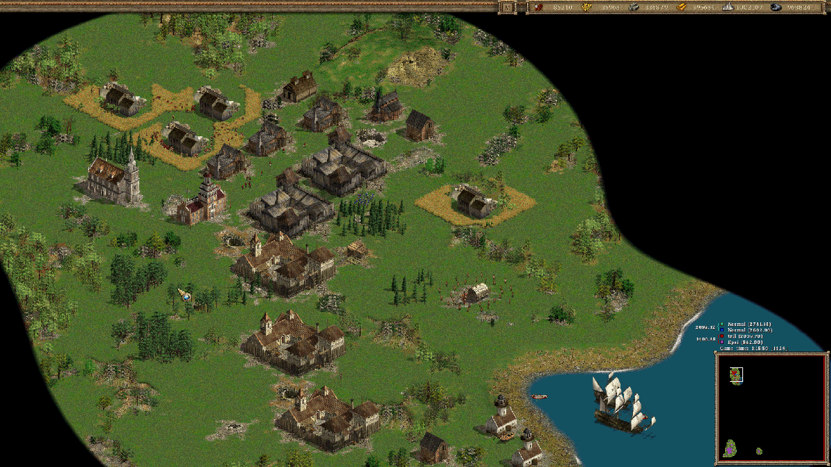 American Conquest (Windows) screenshot: Zoom View