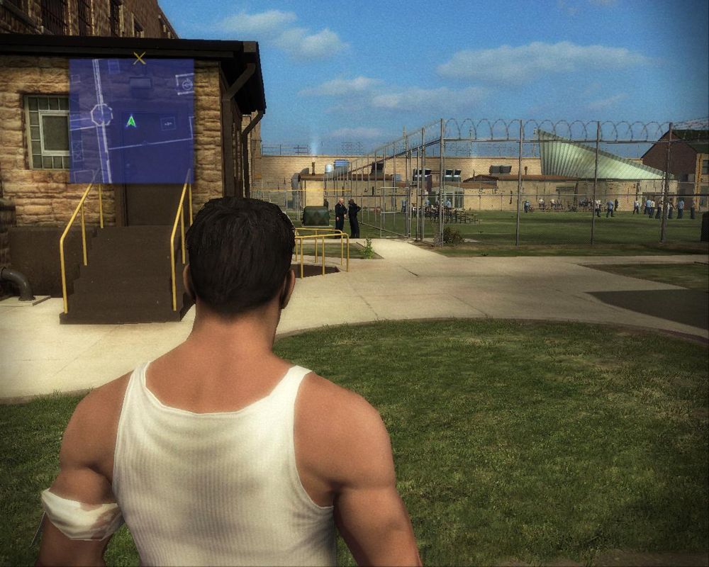 Prison Break: The Conspiracy (Windows) screenshot: Walking to the yard