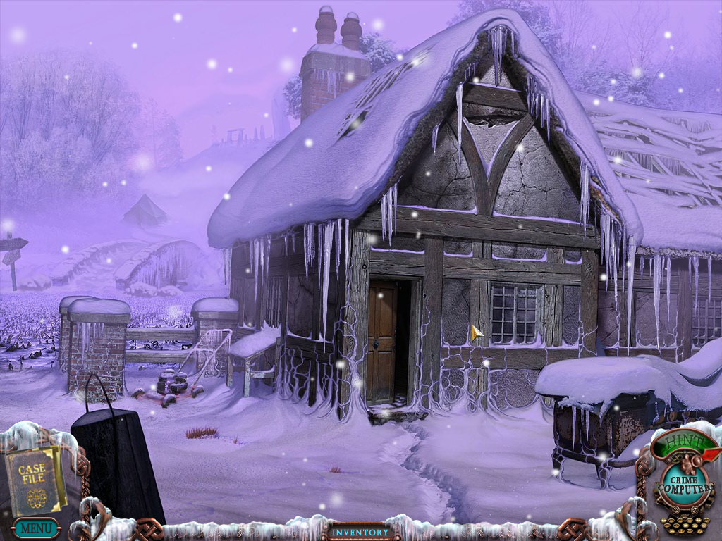 Mystery Case Files: Dire Grove (Windows) screenshot: Nice farm house but what's that in the distance?