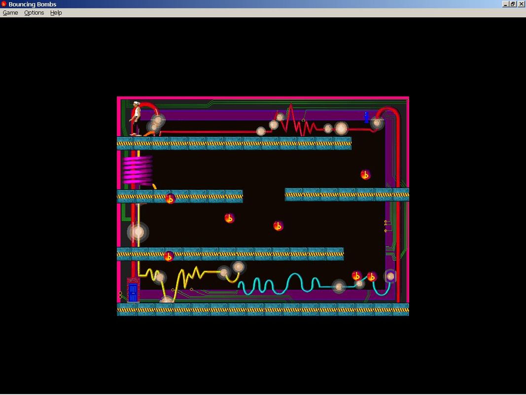 Bouncing Bombs (Windows) screenshot: Level 6