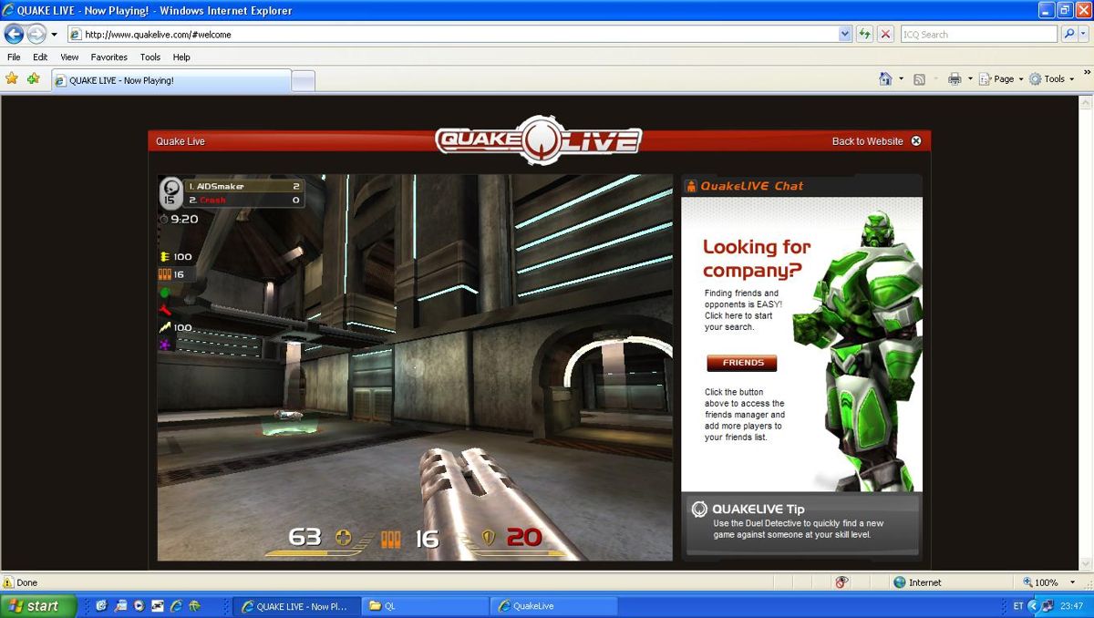 Quake Live Mac Alternative - multiplayer FPS in browser