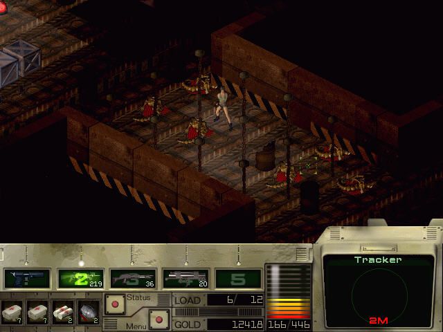 Cybermercs: The Soldiers of the 22nd Century (Windows) screenshot: Dead aliens after an ambush