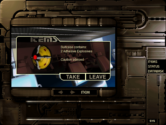 Symbiocom (Windows) screenshot: We have explosive.