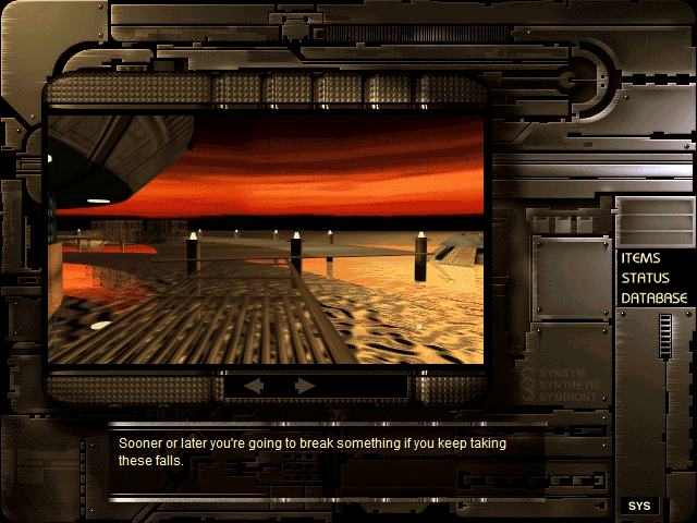 Symbiocom (Windows) screenshot: The ocean of mercury.