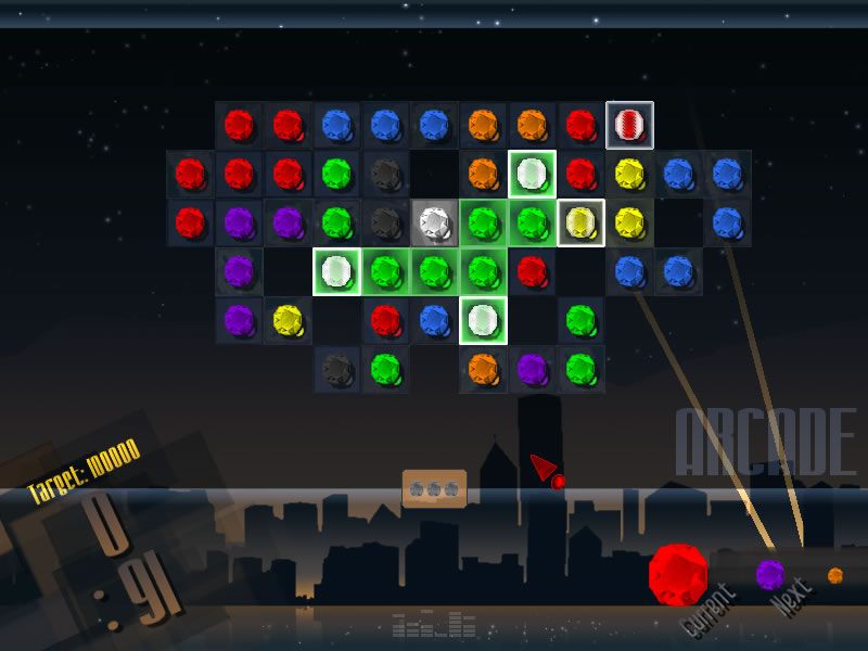 Spirits of Metropolis (Windows) screenshot: In later levels, you work with more colours.