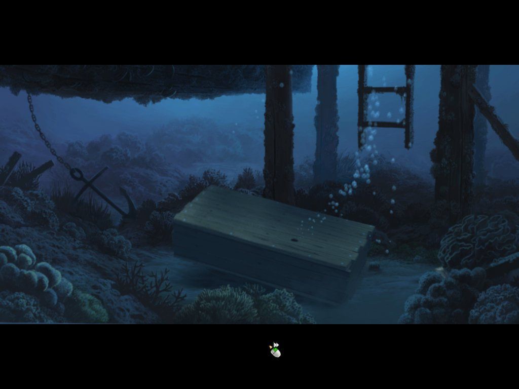 Lost Horizon (Windows) screenshot: Guess who got a wet grave here!