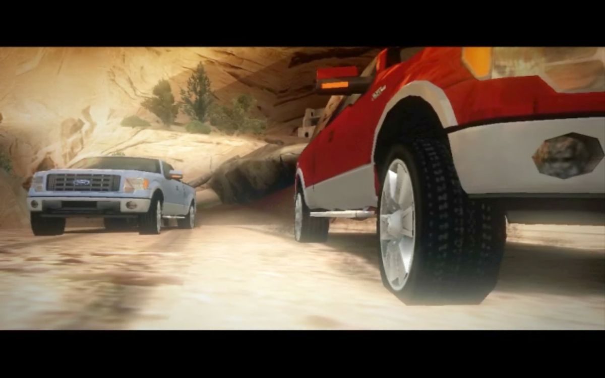 Ford Racing Off Road (Windows) screenshot: ...where all-terrain vehicles fight each other :)