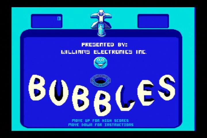 Midway Arcade Treasures (Xbox) screenshot: Bubbles start screen