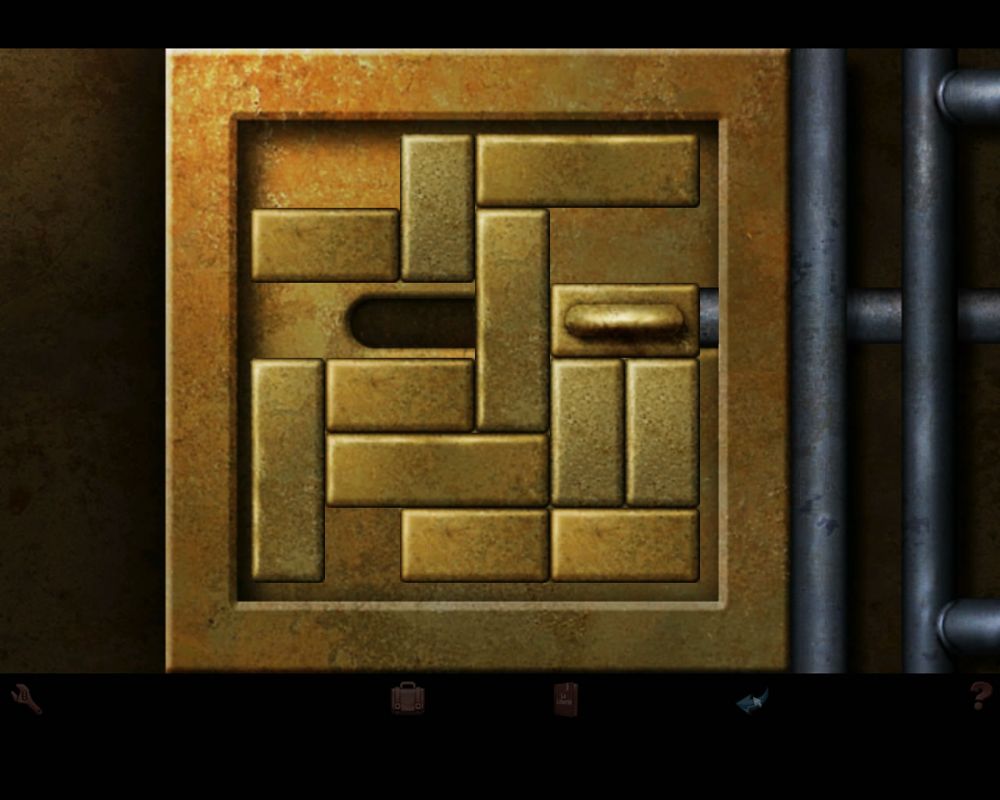 Broken Sword: Shadow of the Templars - The Director's Cut (Windows) screenshot: One of the new logic puzzles...