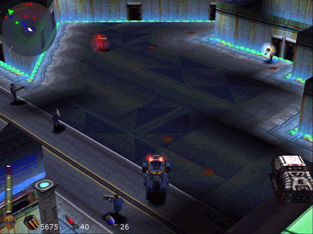 Future Cop: L.A.P.D. (Windows) screenshot: Joining forces with fellow LAPD cops