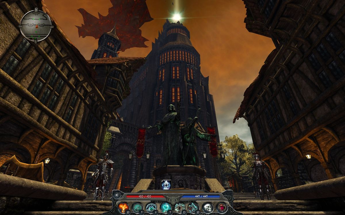 Divinity II: Flames of Vengeance (Windows) screenshot: Aleroth - your home for the next 15 to 18 hours.