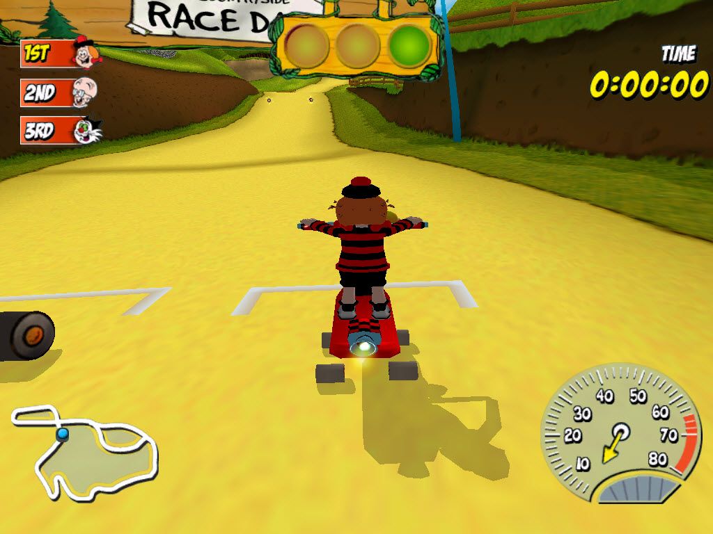 Screenshot of Beanotown Racing (Windows, 2003) - MobyGames