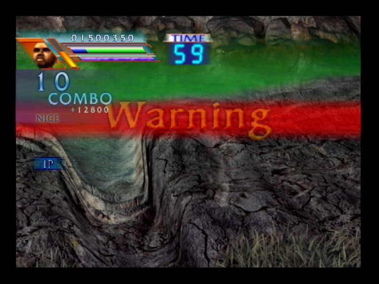 Deadly Strike (PlayStation 2) screenshot: Warning... incoming Boss