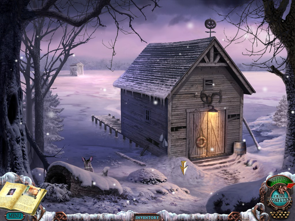 Mystery Case Files: Dire Grove (Windows) screenshot: At the edge of the lake.
