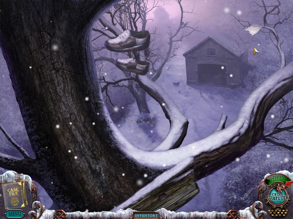 Mystery Case Files: Dire Grove (Windows) screenshot: An eerie view from atop a tree.