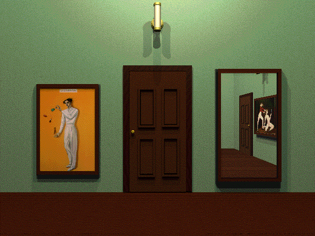 Screenshot of Alice: An Interactive Museum (Macintosh, 1991