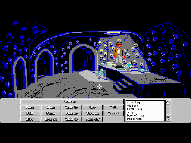 Indiana Jones and the Last Crusade: The Graphic Adventure (Macintosh) screenshot: Found it ... I think