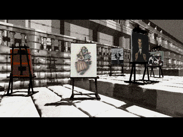 Alice: An Interactive Museum (Macintosh) screenshot: Cut scene intro