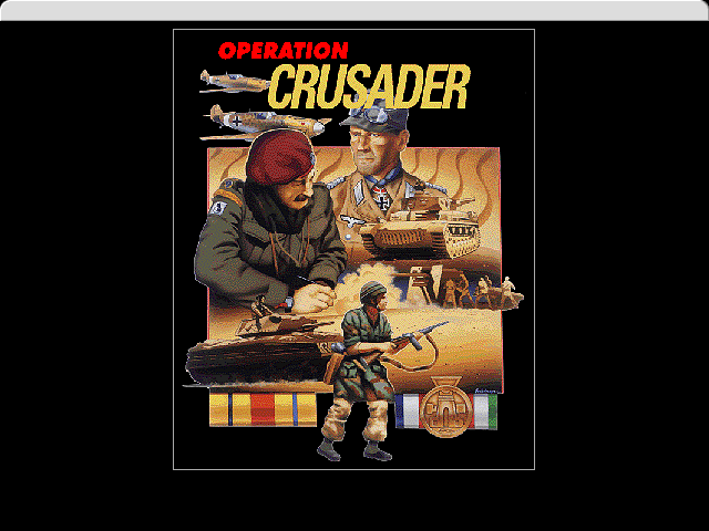 Operation Crusader (Macintosh) screenshot: Title