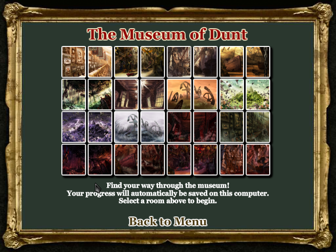 Museum of Thieves (Browser) screenshot: I unlocked all levels