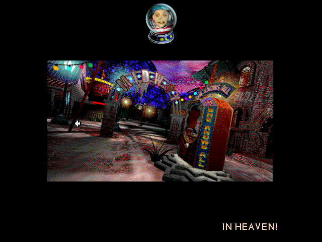 The Residents' Bad Day on the Midway (Macintosh) screenshot: Entrance to the Midway