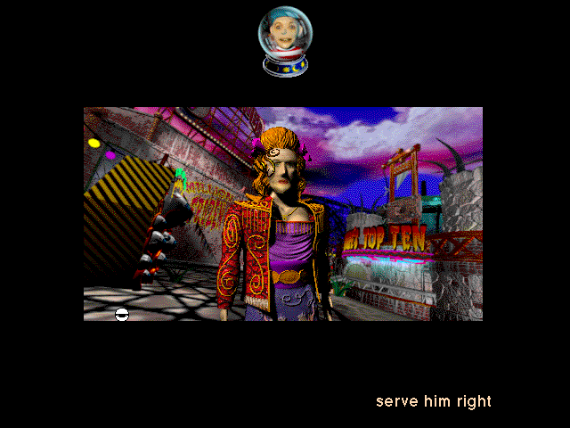 The Residents' Bad Day on the Midway (Macintosh) screenshot: Dixie