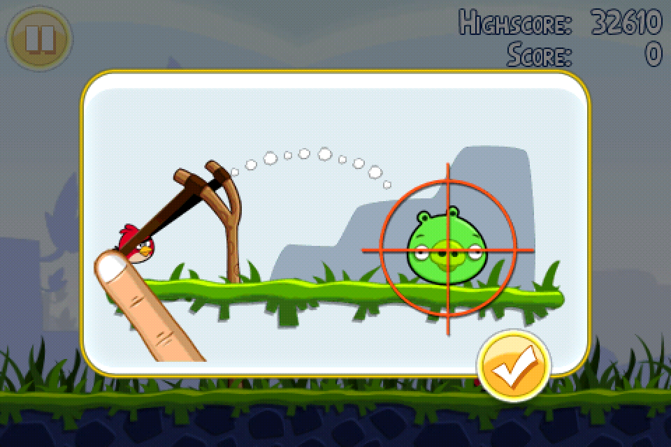 Angry Birds (iPhone) screenshot: How to play