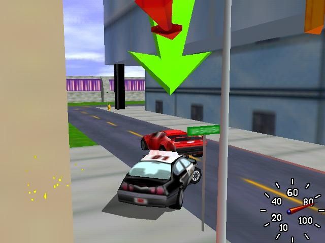 Matchbox: Emergency Patrol (Windows) screenshot: Catching a speeder
