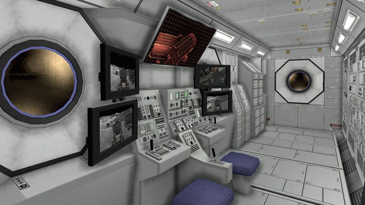 Moonbase Alpha (Windows) screenshot: Control center.