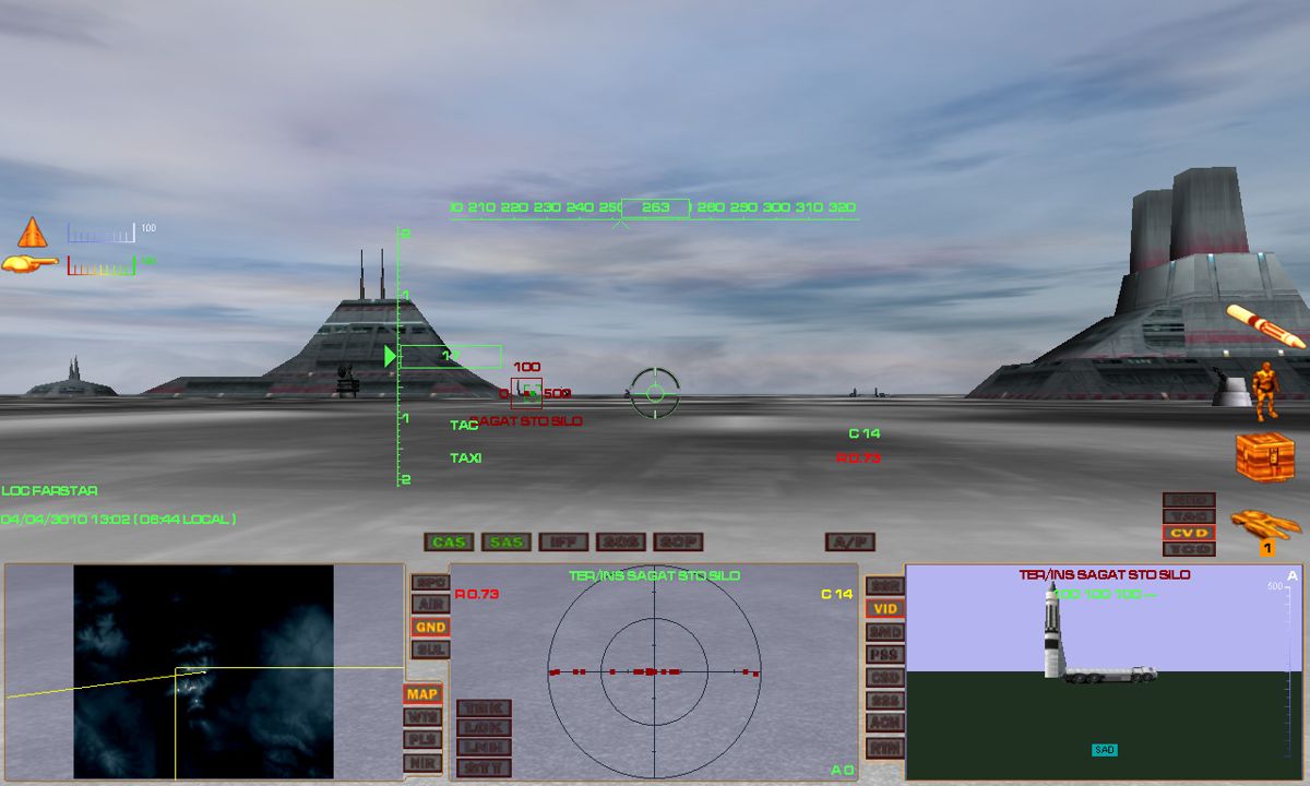 Battlecruiser Millennium (Windows) screenshot: Target is locked