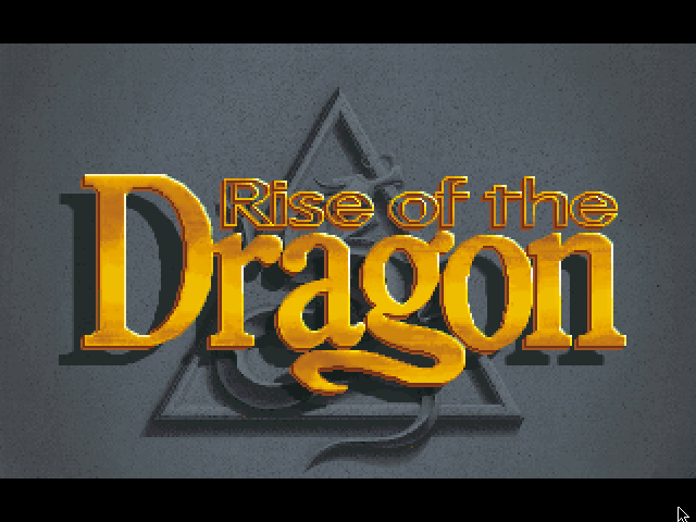Rise of the Dragon (Macintosh) screenshot: Title