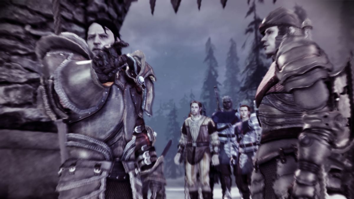 Dragon Age: Origins - Warden's Keep (Windows) screenshot: One of the flashbacks to the Grey Wardens who used to live here