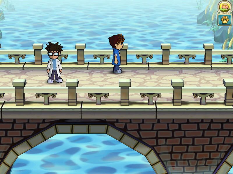Tun Town 2 (Windows) screenshot: Crossing a bridge