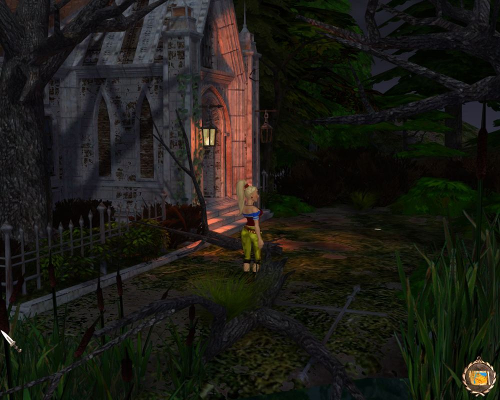 Petka VIII: Pokorenie Rima (Windows) screenshot: Near the crypt