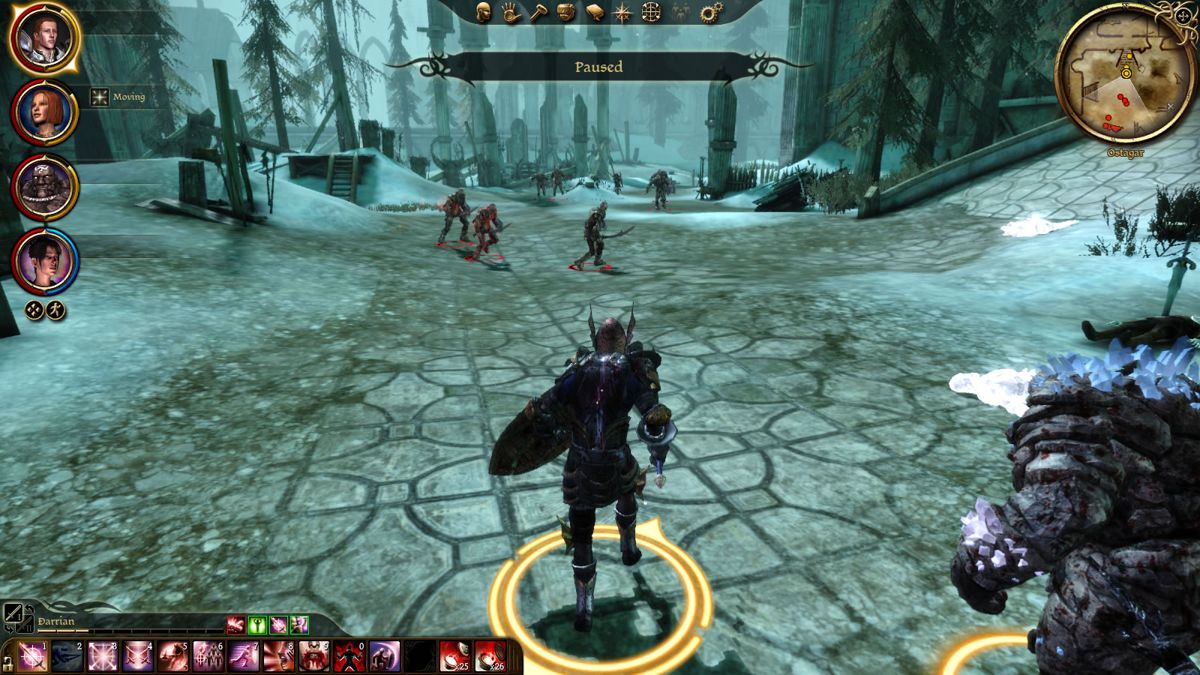 Dragon Age: Origins - Return to Ostagar (Windows) screenshot: Fighting a few more Darkspawn